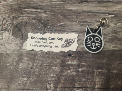 Dog & Cat $1 Shopping Cart Key