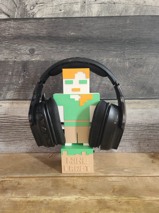 Alex Minecraft Headphone or Set Stand